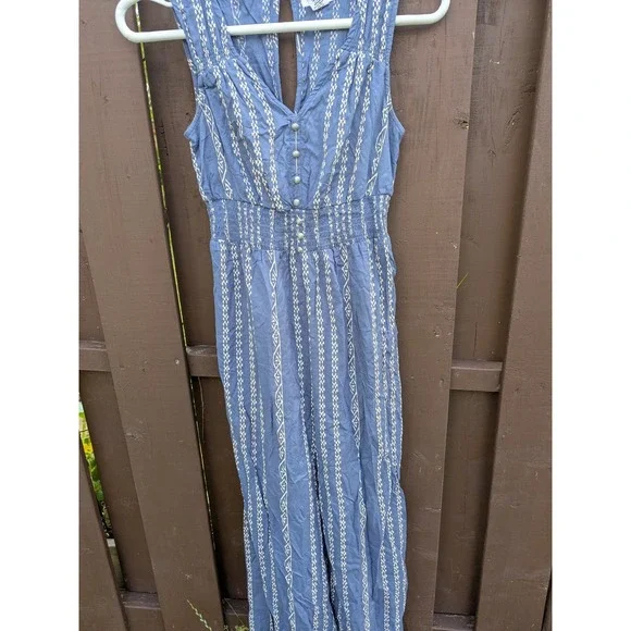 Japna Pants Jumpsuits Japna Sleeveless Jumpsuit Romper Blue